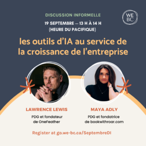 Discussion informelle — les outils d’IA au service de la croissance de l’entreprise